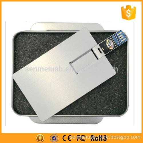 metal business card bulk 1gb usb flash drives with custom logo